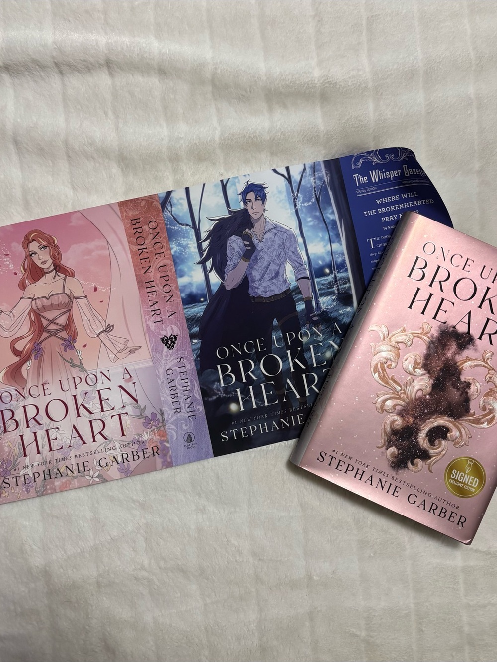 Signed Once Upon a Broken Heart by Stephanie Garber + Dust Jacket